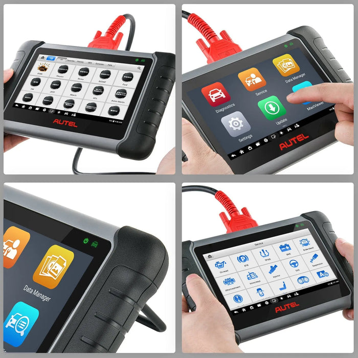 【2-Year Free Update】Autel MaxiPro MP808S Kit Automotive Diagnostic Scan Tool with Bi-directional Control and Full Set Conneter Same as DS808k (Upgraded Ver. of MP808/MP808K)