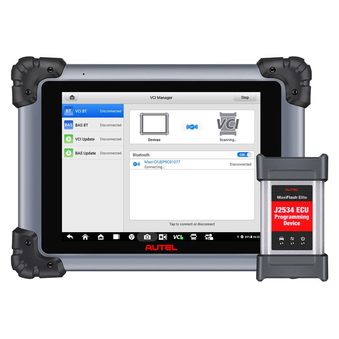 Autel Maxisys MS908CV II 2025 Heavy Duty Truck Scanner with J2534 ECU Programming, Diesel & Gasoline Scan Tool, Advanced ECU Coding, All System Diagnosis, Active Test, 64+ Service, Upgraded Ver. Of MS908CV