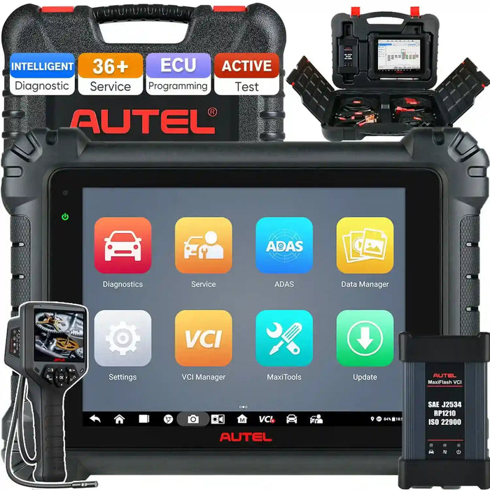 Autel MaxiSys MS909 Diagnostic Scanner with MaxiFlash VCI, J2534 ECU Programming & Coding, Bi-Directional Control, 36+ Special Services, Same as Ultra/ MS919, Free MSOAK Scope