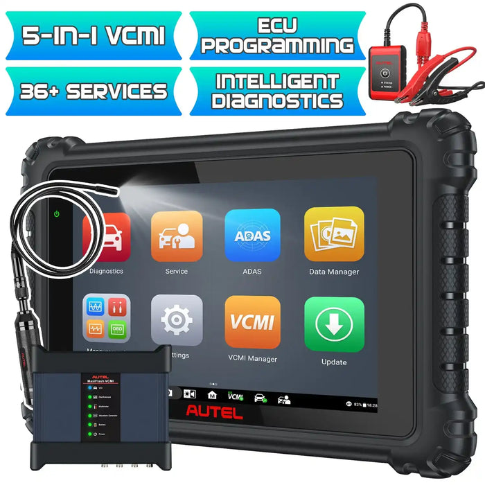 Autel Maxisys MS919 Automotive Diagnostic Scanner with Topology Module Mapping and 5-in-1 VCMI, ECU Programming & Coding, Same as MS Ultra (Upgraded of MS909/ Elite II), Limited-time Free MSOAK Scope