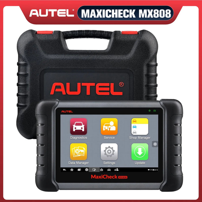 Autel MaxiCheck MX808 Diagnostic Scan Tool,  Bi-Directional Control Scanner with 2022 Newest 28+ Services, All Systems Diagnosis, and Active Test [Upgraded of MaxiCOM MK808]
