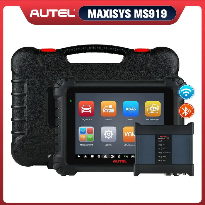 Autel Maxisys MS919 Automotive Diagnostic Scanner with Topology Module Mapping and 5-in-1 VCMI, ECU Programming & Coding, Same as MS Ultra (Upgraded of MS909/ Elite II), Limited-time Free MSOAK Scope