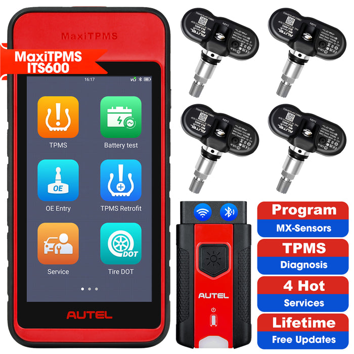 Autel MaxiTPMS ITS600 with 4PCS Tesla Sensors