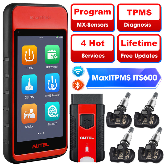 Autel MaxiTPMS ITS600 with 4PCS Metal Sensors