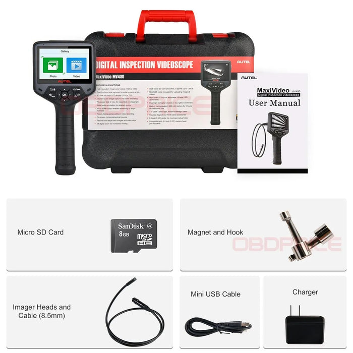 Autel Maxivideo MV480 Dual-camera Digital Videoscope Inspection Camera Endoscope 8.5mm Image Head
