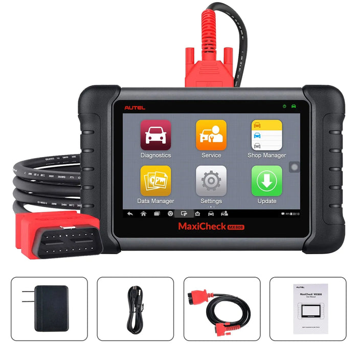 Autel MaxiCheck MX808 Diagnostic Scan Tool,  Bi-Directional Control Scanner with 2022 Newest 28+ Services, All Systems Diagnosis, and Active Test [Upgraded of MaxiCOM MK808]