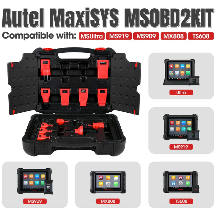 Autel MaxiSYS MSOBD2KIT Non-OBDII Adapter Kit for Autel MSUltra, Ultra Lite, MS919, MS909, TS608 and MX808
