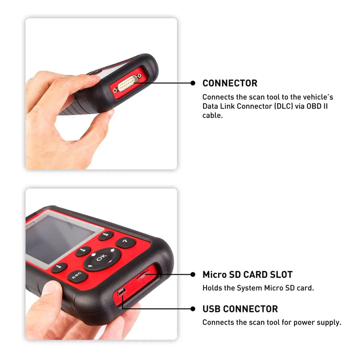 Autel Maxidiag MD808 Pro Code Reader & Scanner MD808P OBD2 Diagnostic Tool for All System Diagnoses/ BMS / Oil Reset/ SRS/ EPB/ DPF/ SAS Reset