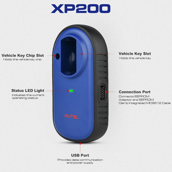 【2-Year Free Update】Autel MaxiIM IM508 2025 Latest Key FOB Programming Tool with XP200 Programmer, All System Diagnostic Scan, 20+ Service, and Free OTOFIX Watch
