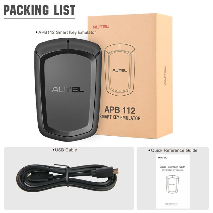 Autel APB112 Package list